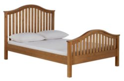 Collection Newbridge Kingsize Bed Frame - Oak Stain.